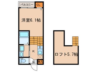 レジナス八熊の物件間取画像